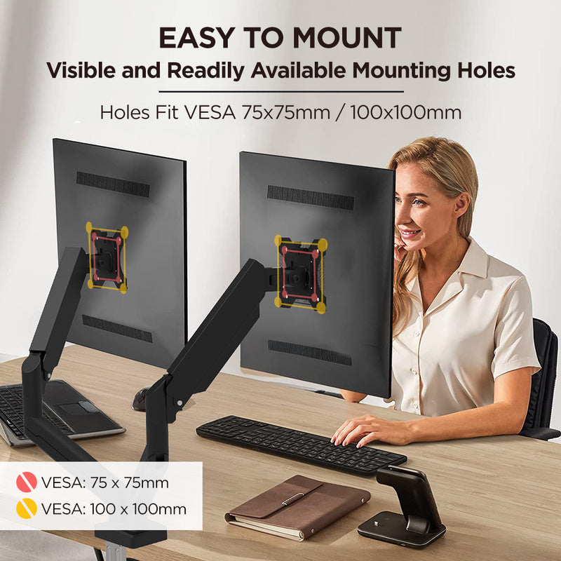 Viviendo Gas Spring Desk Stand and Monitor arm