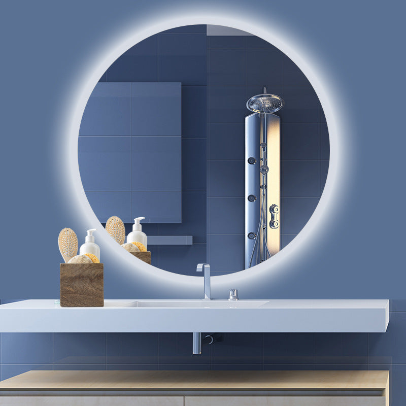 Viviendo LED Round Mirror Anti-fog Dimmable Light Vanity Mirrors for Bathroom - 50/60/70/80/90cm
