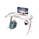 Odyssey8 1.4m Gaming Desk Office Table Desktop with LED light & Effects - Pink