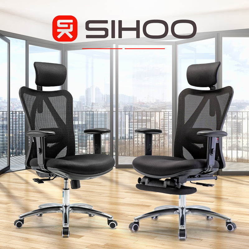 SIHOO M18 Ergonomic Home Office Chair - Black