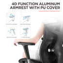 SIHOO V1 Ergonomics Executive Office Chair with Premium Mesh Seat Headrest Armrest and Backrest Lumbar Support - Black