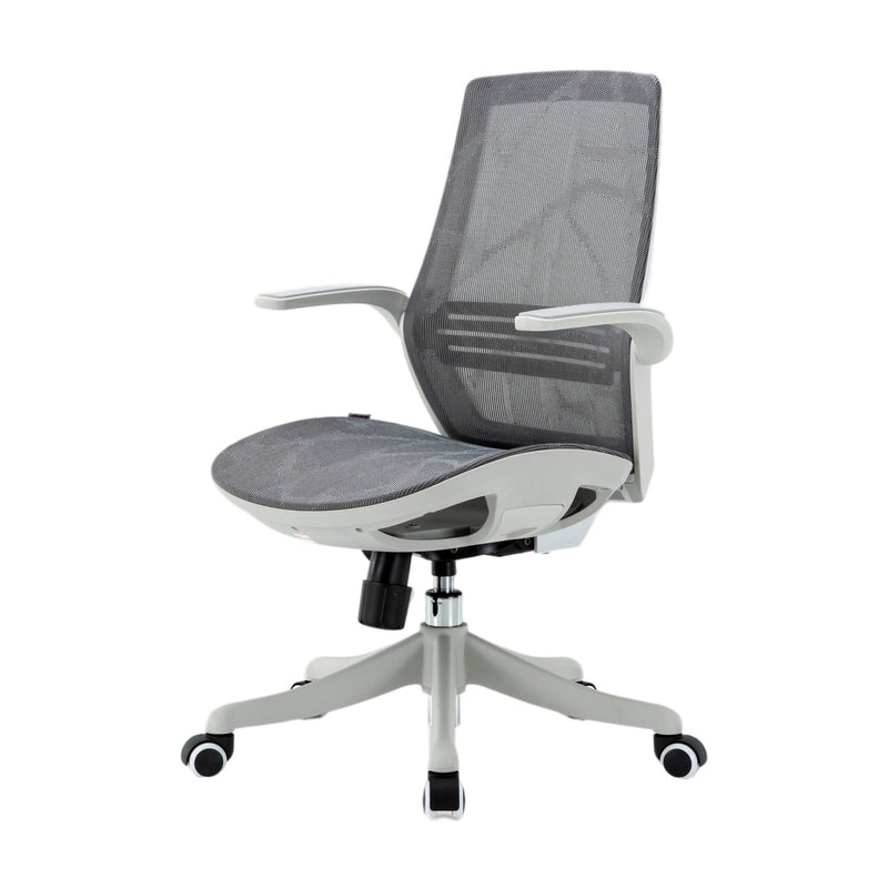 SIHOO M59 Mesh Seat Ergonomic Office Chair with Adjustable Lumbar Support and Armrest - Grey