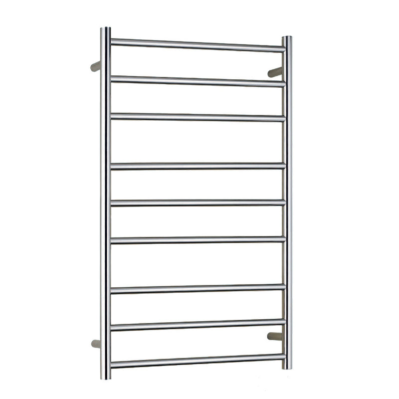 Viviendo Polished Stainless Steel Chrome Electric Heated Towel Rack