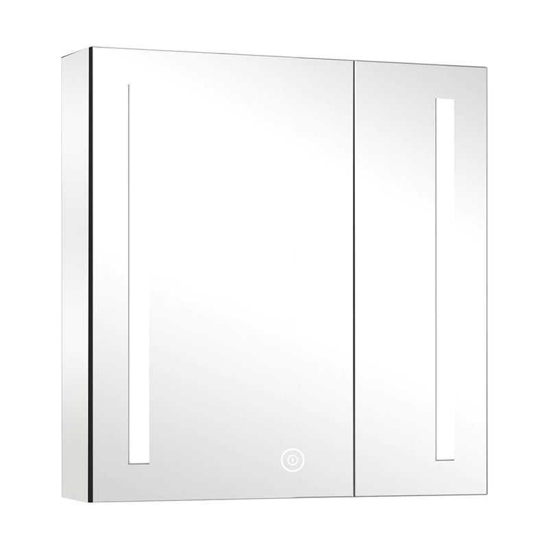 Viviendo Bathroom Shaving Mirror Cabinet LED Light Vanity Stainless Steel - 1/2/3 Doors