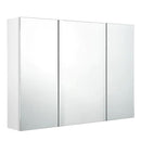 Viviendo Bathroom Shaving Mirror Cabinet Vanity Cabinets Stainless Steel 1/2/3 Doors