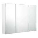 Viviendo Bathroom Shaving Mirror Cabinet Vanity Cabinets Stainless Steel 90 x 72cm 3 Door