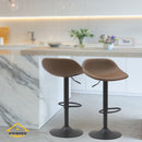 Viviendo Bar Stools Swivel Kitchen Dinning Height Chairs Gas Lift Barstool