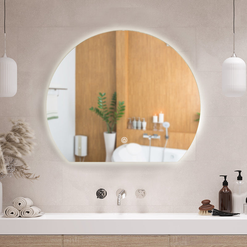 Viviendo LED Wall Mirror Anti-fog Vanity Bathroom Mirrors Smart Touch