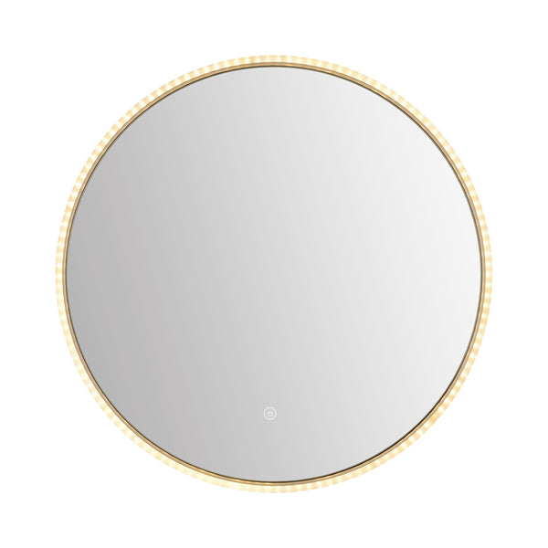 Viviendo 70cm Round LED Wall Mirror Anti-fog Vanity Bathroom Mirrors Smart Touch