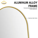 Viviendo Arched Full Length Mirror 1500x500mm Floor Dressing Mirrors Freestanding