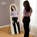 Viviendo Arched Full Length Mirror 1500x500mm Floor Dressing Mirrors Freestanding