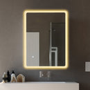 Viviendo 60x80cm Rectangular LED Wall Mirror Anti-fog Vanity Bathroom Mirrors