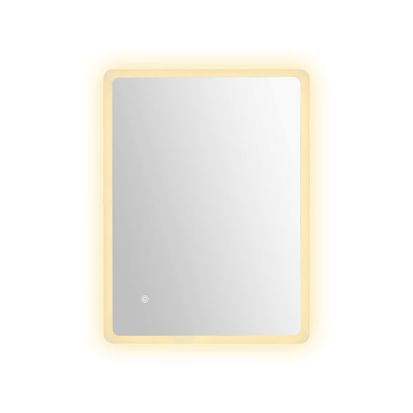 Viviendo 60x80cm Rectangular LED Wall Mirror Anti-fog Vanity Bathroom Mirrors