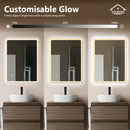 Viviendo 60x80cm Rectangular LED Wall Mirror Anti-fog Vanity Bathroom Mirrors