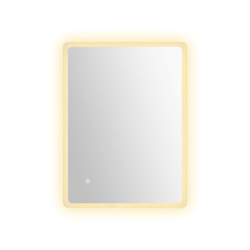 Viviendo Rectangular LED Wall Mirror Anti-fog Vanity Bathroom Mirrors Smart Touch