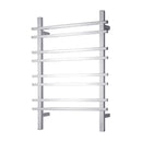 Viviendo Heated Towel Rail Rack Bathroom Stainless Steel Electric Rails 8 Bars