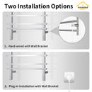 Viviendo Heated Towel Rail Rack Bathroom Stainless Steel Electric Rails 8 Bars