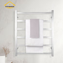 Viviendo Heated Towel Rail Rack Bathroom Stainless Steel Electric Rails 6 Bars