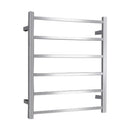 Viviendo Heated Towel Rail Rack Bathroom Stainless Steel Electric Rails 6 Bars