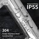 Viviendo Heated Towel Rail Rack Bathroom Stainless Steel Electric Rails 6 Bars