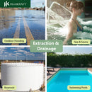 HORTIKRAFT 1100W Submersible Dirty Water Pump for Pools Garden Tank Water Irrigation