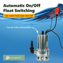 HORTIKRAFT 1100W Submersible Dirty Water Pump for Pools Garden Tank Water Irrigation