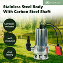 HORTIKRAFT 1100W Submersible Dirty Water Pump for Pools Garden Tank Water Irrigation