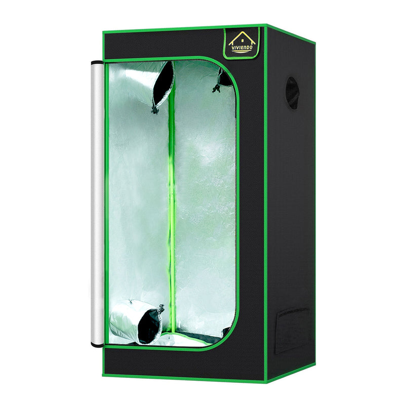 Viviendo Grow Tent Kits Hydroponics Indoor Plant Room 90x50x160cm 600D Oxford