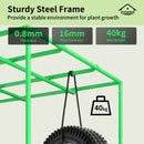 Viviendo Grow Tent Kits Hydroponics Indoor Plant Room 1x1x2M 600D Oxford