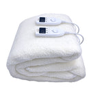 Viviendo 350 GSM Heated Electric Blanket Underlay with Synthetic Wool Top and 40cm Elastic Skirt