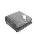 Viviendo Electric Heated Throw Soft Flannel Fleece Rug Machine Washable Blanket