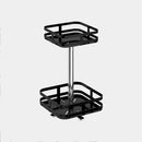 Viviendo Square Rotating Kitchen Storage Spice Organiser Rack for Pantry Bathroom