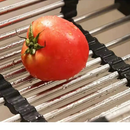 Expandable In Sink Kitchen Dish Drying Rack, Over The Sink Dish Drainer in Stainless Steel and ABS - Grey