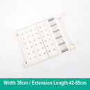 Viviendo Adjustable Closet Racking DIY Extendable Wall Mounted Wardrobe Expandable Clothes Organiser