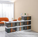 Viviendo 32L Stackable Storage Containers Large Foldable Organizer Storage Wardrobe Boxes - Grey