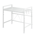 Viviendo Microwave Oven Shelf Rack Adjustable Metal Kitchen Organiser Storage 2 Tier