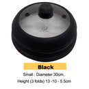 Microwave Vented Glass Cover and Multifunction Silicone Splatter Guard Lid