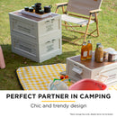 Viviendo Portable Heavy Duty 3-Way Open Camping Storage Box Foldable and Stackable Container - 30L