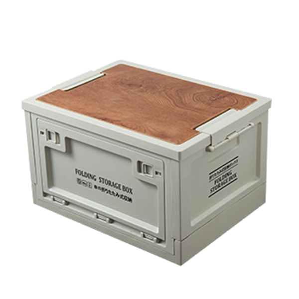 Viviendo Portable Heavy Duty 2-Way Open Camping Storage Box Foldable and Stackable Container - 30L