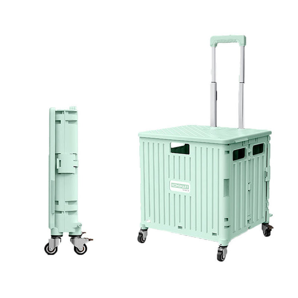 Folding shopping best sale trolley cart