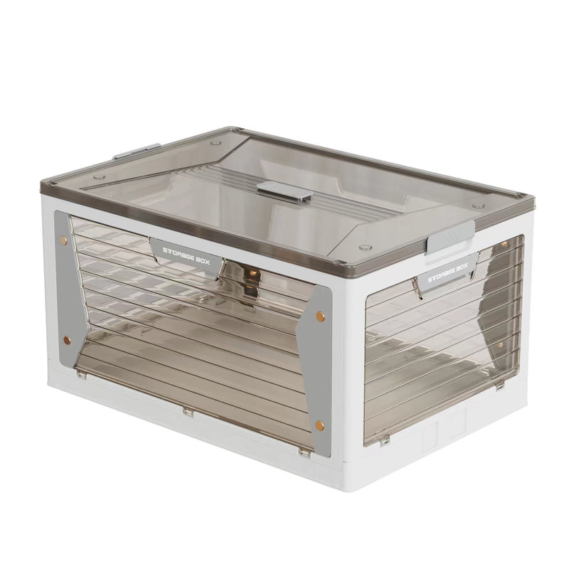 Viviendo Five-sided open-door Stackable Folding Storage Box with wheels