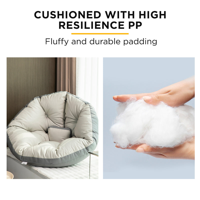 fluffy and durable padding inside the viviendo sofa bed and couch from viviendo