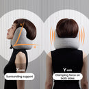 Every Think U-shaped Mesh Fabric Travel Pillow with Noise Reduction Earmuff