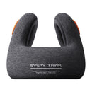 Every Think U-shaped Mesh Fabric Travel Pillow with Noise Reduction Earmuff