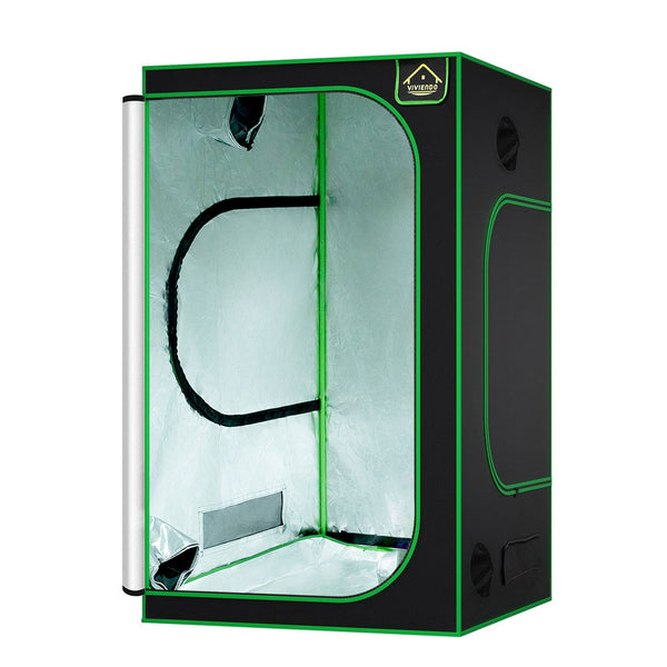 Hortikraft Grow Tent Kits Hydroponics Indoor Plant Room 1.2x1.2x2M 600D Oxford