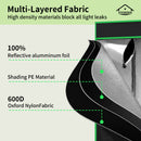 Hortikraft Grow Tent Kits Hydroponics Indoor Plant Room 1.2x1.2x2M 600D Oxford