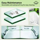 Hortikraft Grow Tent Kits Hydroponics Indoor Plant Room 1.2x1.2x2M 600D Oxford