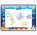 UPnPlay Kids 27 Piece Activity Play Mat with Drawing Board Magic Pen & Bonus Accessories - OCEAN