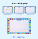 UPnPlay Kids 24 Piece Water Doodle Mat with Drawing Board Magic Pen & Bonus Accessories - Alphabet