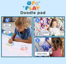 UPnPlay Kids 24 Pieces Water Doodle Mat with Drawing Board Magic Pen & Bonus Accessories - Beach